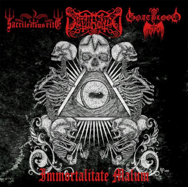 Dethroned / Sacrilegious Rite / Goatblood - Immortalitate Malum CD